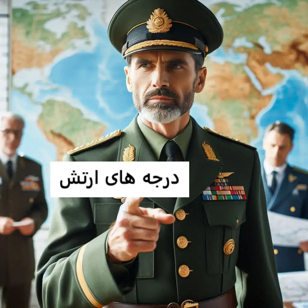 درجه های نظامی درجه های ارتش