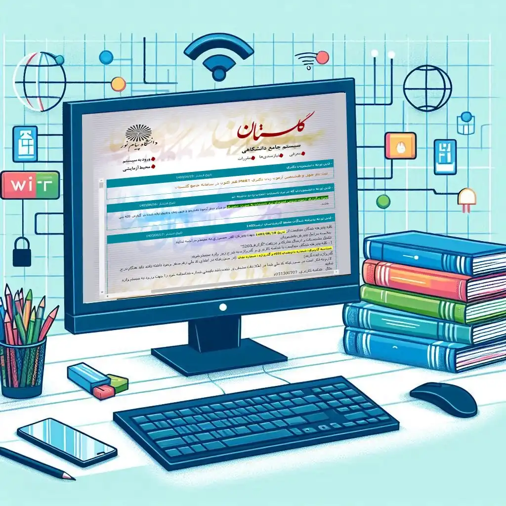 سایت گلستان پیام نور سایت گلستان پیام نور