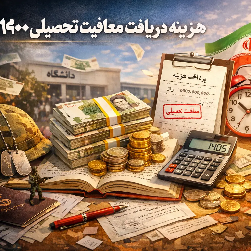 هزینه دریافت معافیت تحصیلی ۱۴۰۵