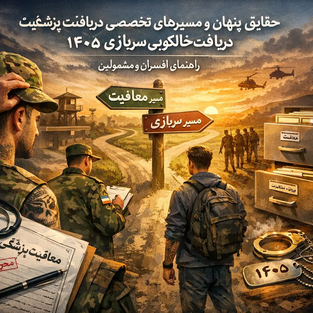 معافیت پزشکی خالکوبی سربازی ۱۴۰۵ معافیت پزشکی خالکوبی سربازی ۱۴۰۵