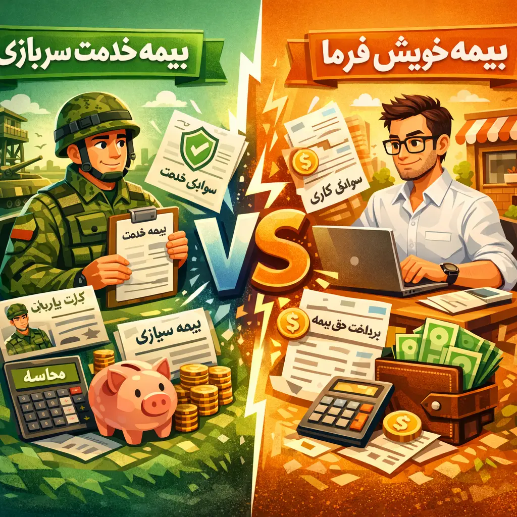 ثبت سابقه کار برای سربازان ۱۴۰۵ ثبت سابقه کار برای سربازان ۱۴۰۵
