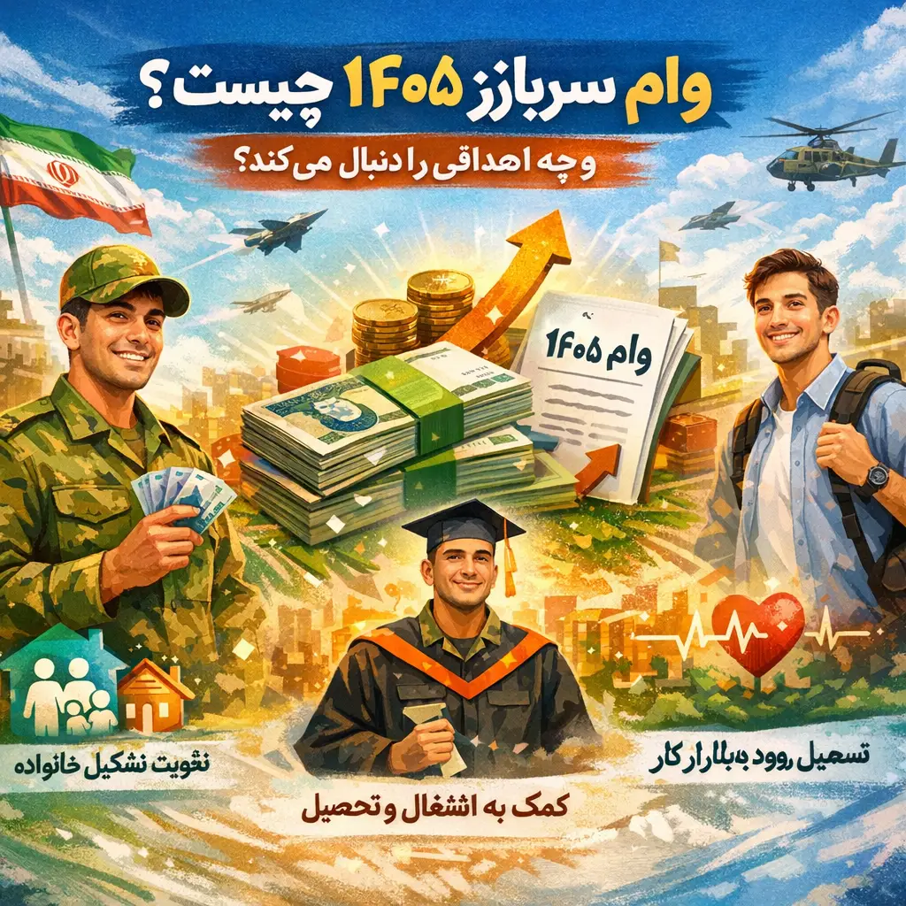 وام سربازی ۱۴۰۵ وام سربازی ۱۴۰۵