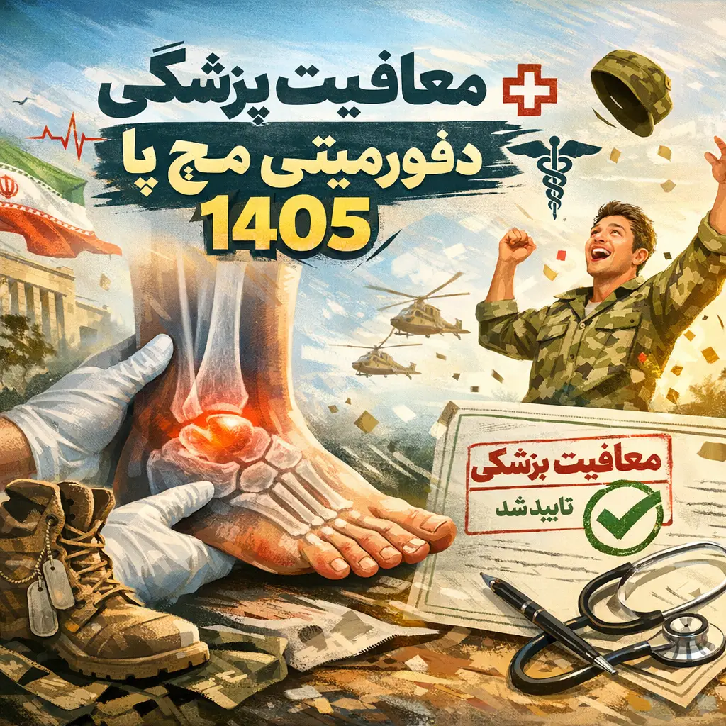 معافیت پزشکی دفورمیتی مچ پا ۱۴۰۵