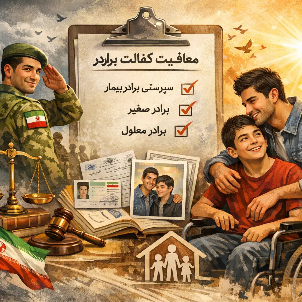 معافیت کفالت برادر ۱۴۰۵ معافیت کفالت برادر ۱۴۰۵