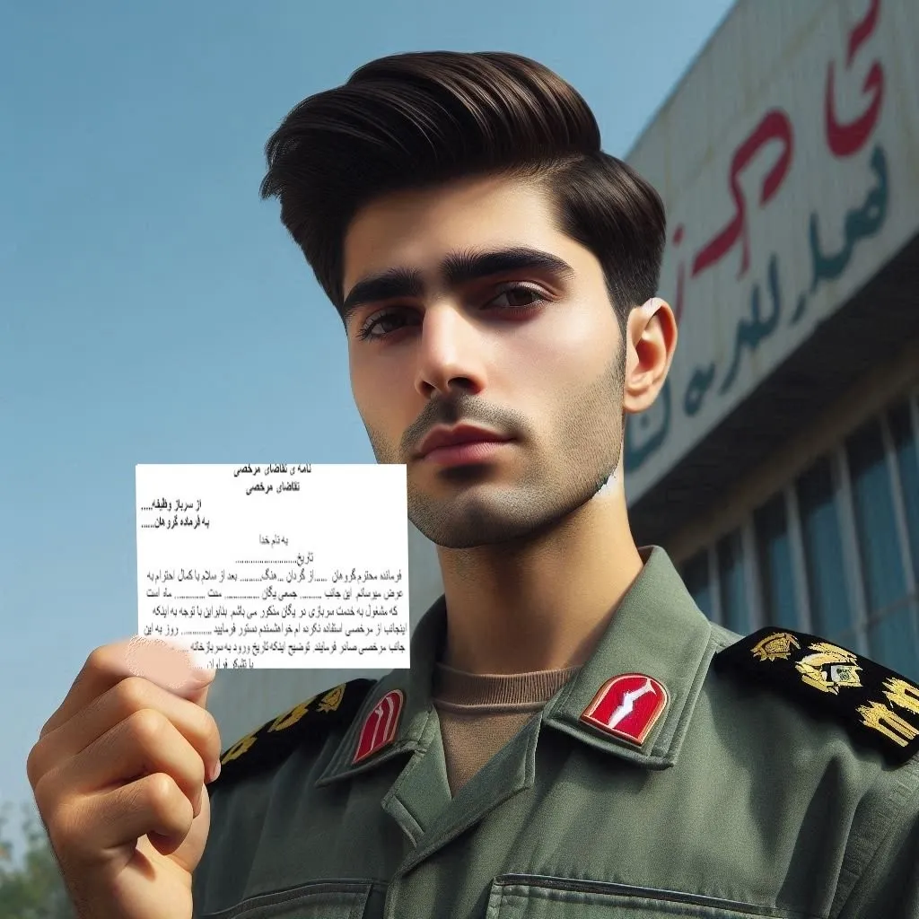 مرخصی در دوره آموزشی سربازی نیروی انتظامی مرخصی در دوره آموزشی سربازی نیروی انتظامی ۱۴۰۳