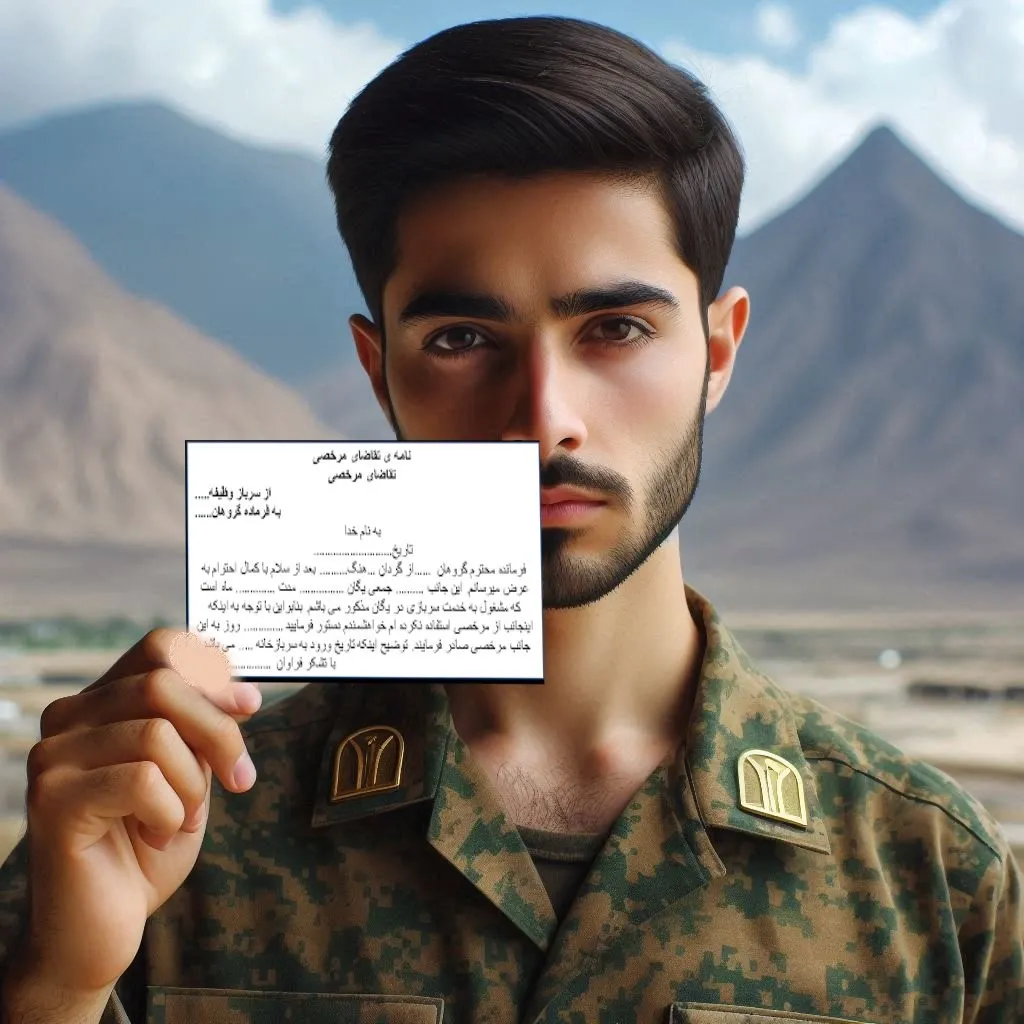 مرخصی در دوره آموزشی سربازی نیروی انتظامی مرخصی در دوره آموزشی سربازی نیروی انتظامی ۱۴۰۳