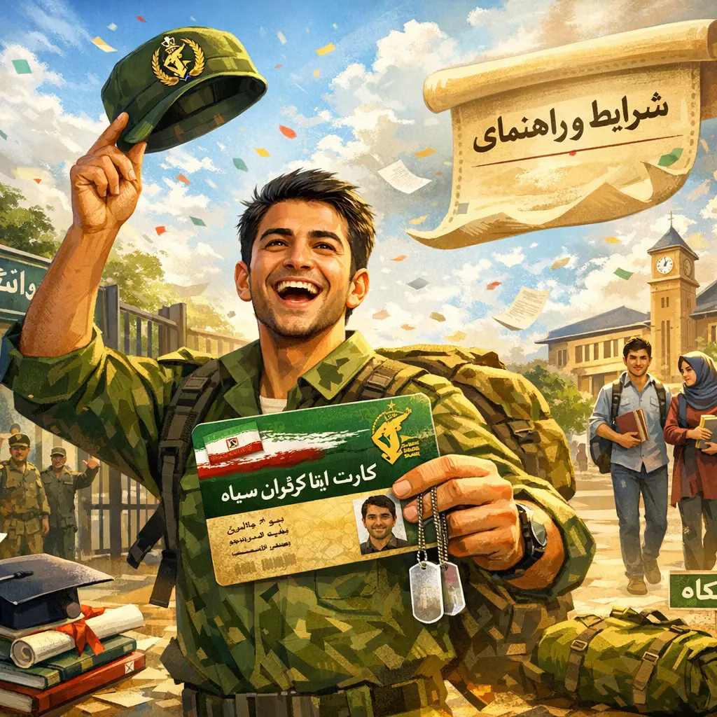 ثبت نام و دریافت کارت هوشمند ایثارگران سپاه ۱۴۰۵ ثبت نام و دریافت کارت هوشمند ایثارگران سپاه ۱۴۰۵