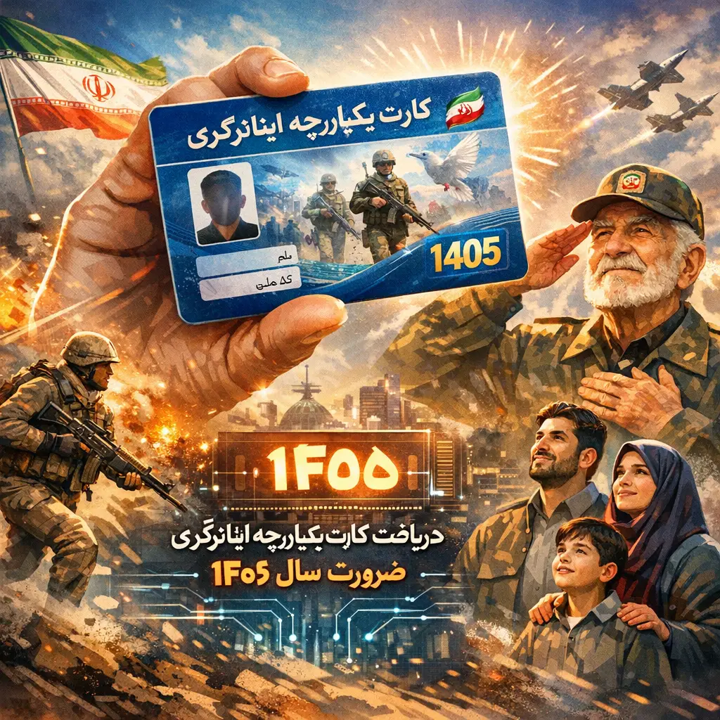 ثبت نام و دریافت کارت هوشمند ایثارگران سپاه ۱۴۰۵ ثبت نام و دریافت کارت هوشمند ایثارگران سپاه ۱۴۰۵