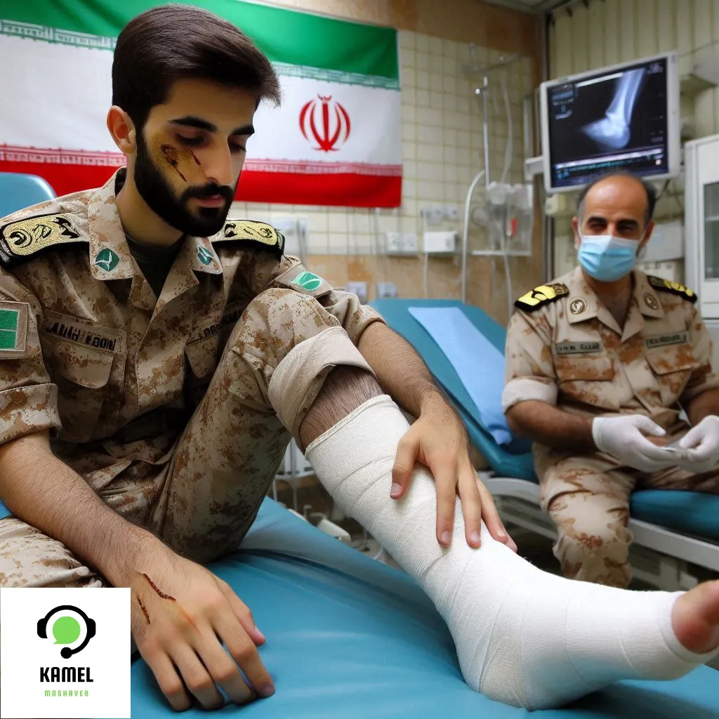 معافیت پزشکی برای شکستگی مچ پا معافیت پزشکی برای شکستگی مچ پا