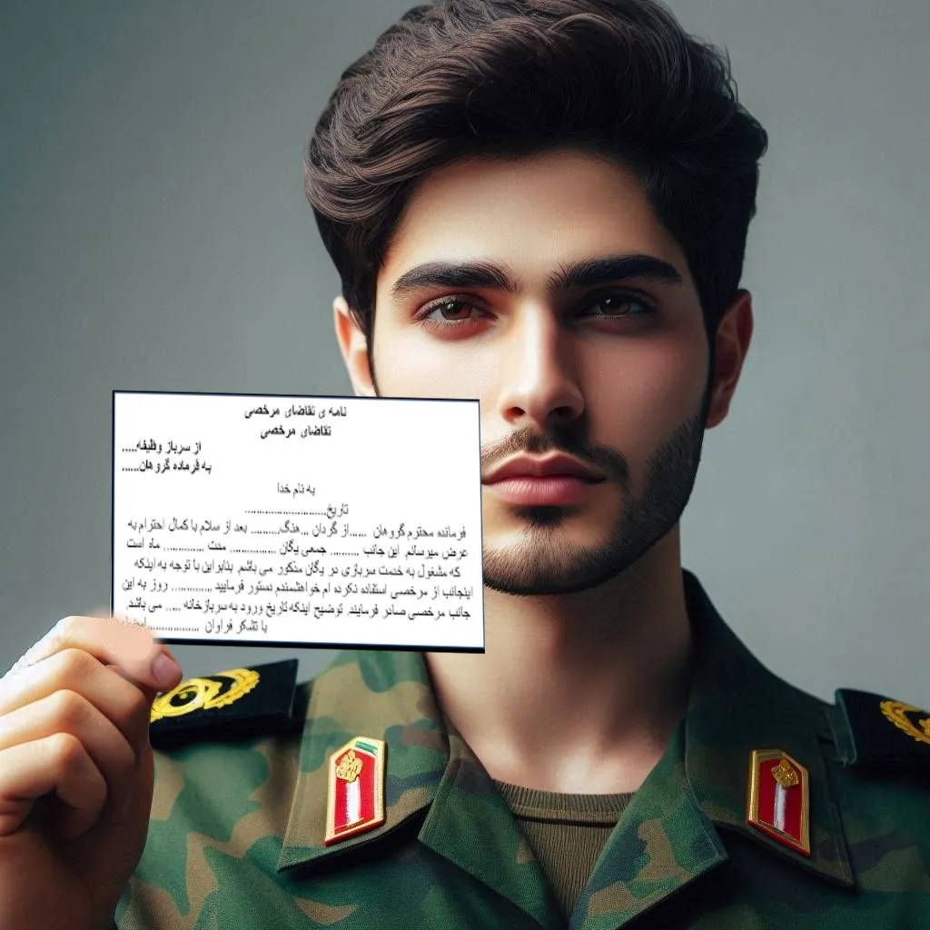 مرخصی در دوره آموزشی سربازی نیروی انتظامی مرخصی در دوره آموزشی سربازی نیروی انتظامی ۱۴۰۳