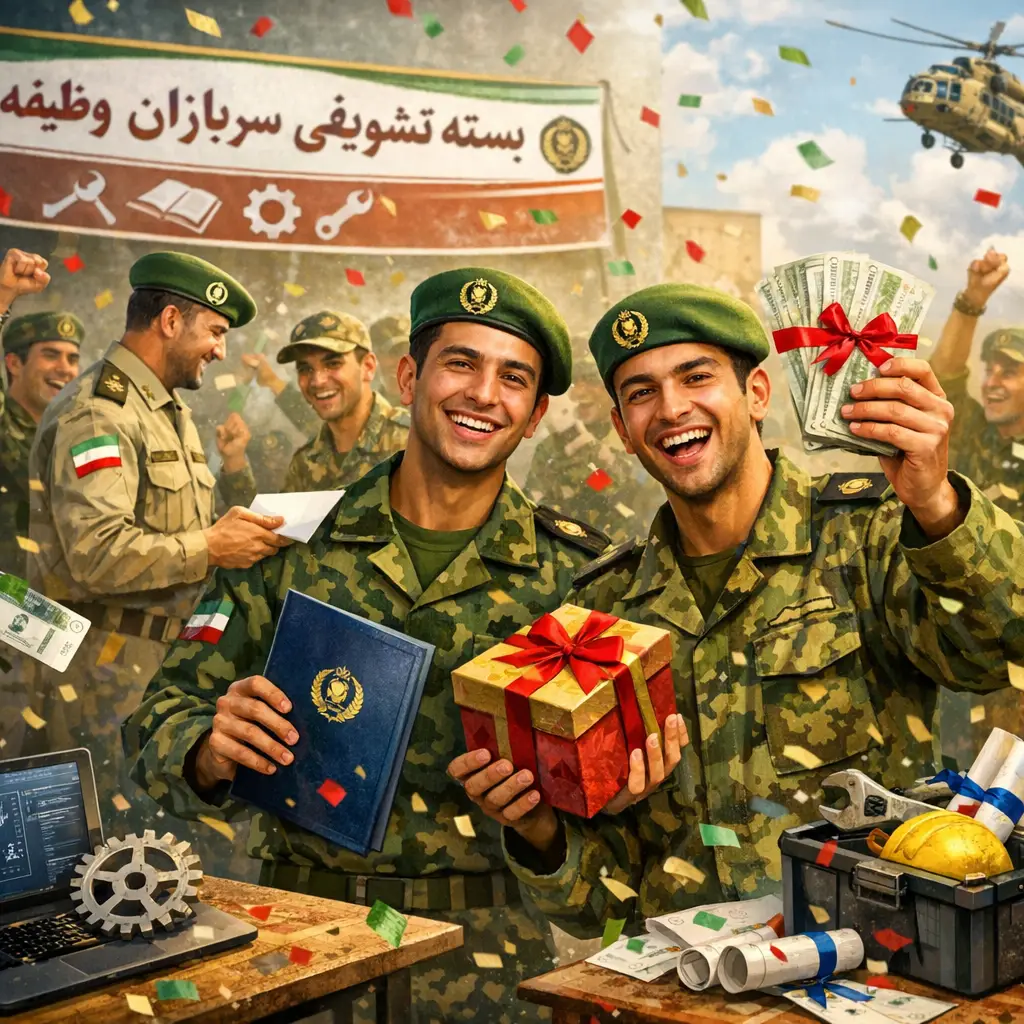 بسته تشویقی نزاجا برای سربازان وظیفه بسته تشویقی نزاجا برای سربازان وظیفه