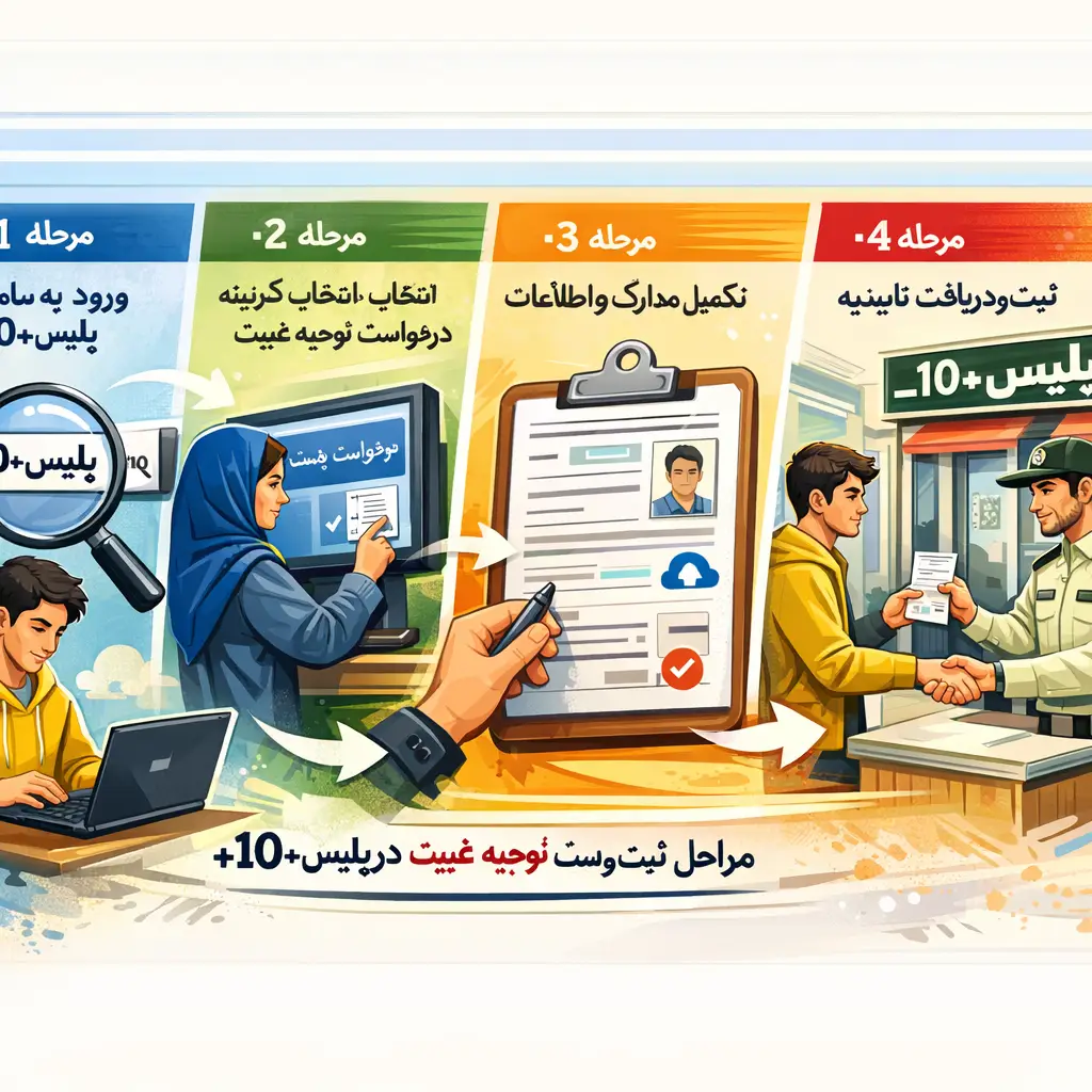 درخواست توجیه غیبت سربازی درخواست توجیه غیبت سربازی