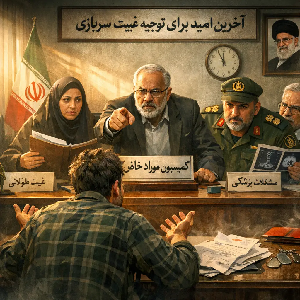 درخواست توجیه غیبت سربازی درخواست توجیه غیبت سربازی