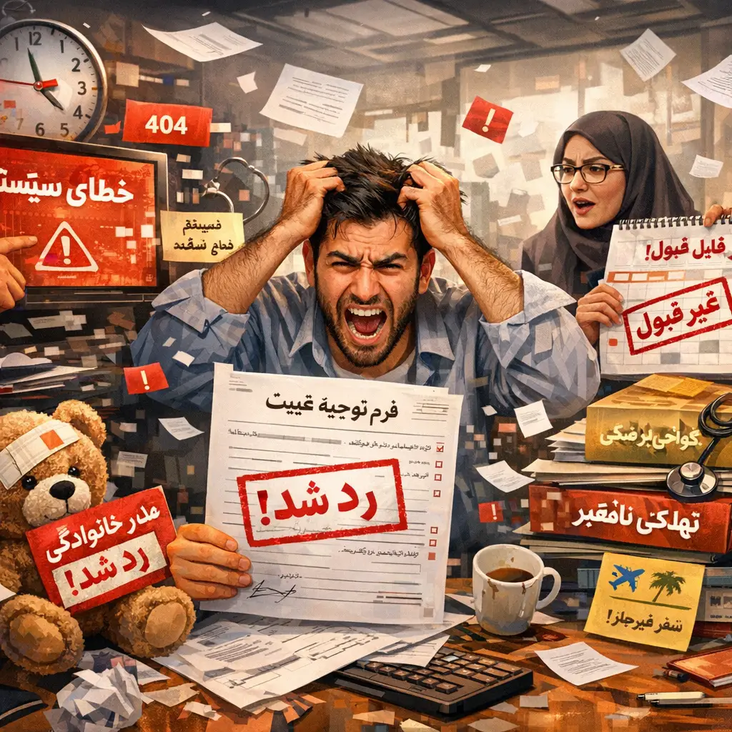 انواع توجیه غیبت سربازی انواع توجیه غیبت سربازی