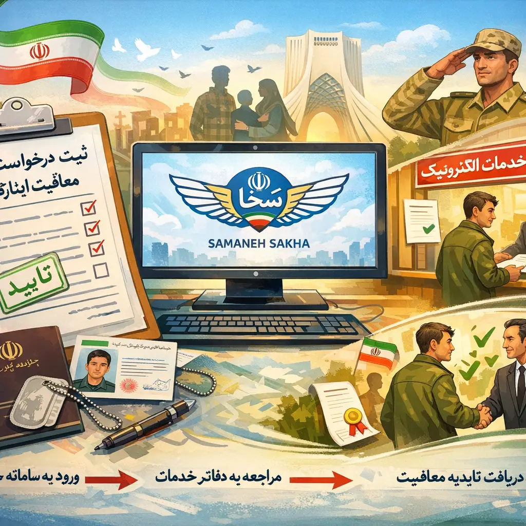 معافیت ایثارگری ۱۴۰۵؛ شرایط جدید معافیت با سابقه جبهه و جانبازی پدر معافیت ایثارگری ۱۴۰۵؛ شرایط جدید معافیت با سابقه جبهه و جانبازی پدر