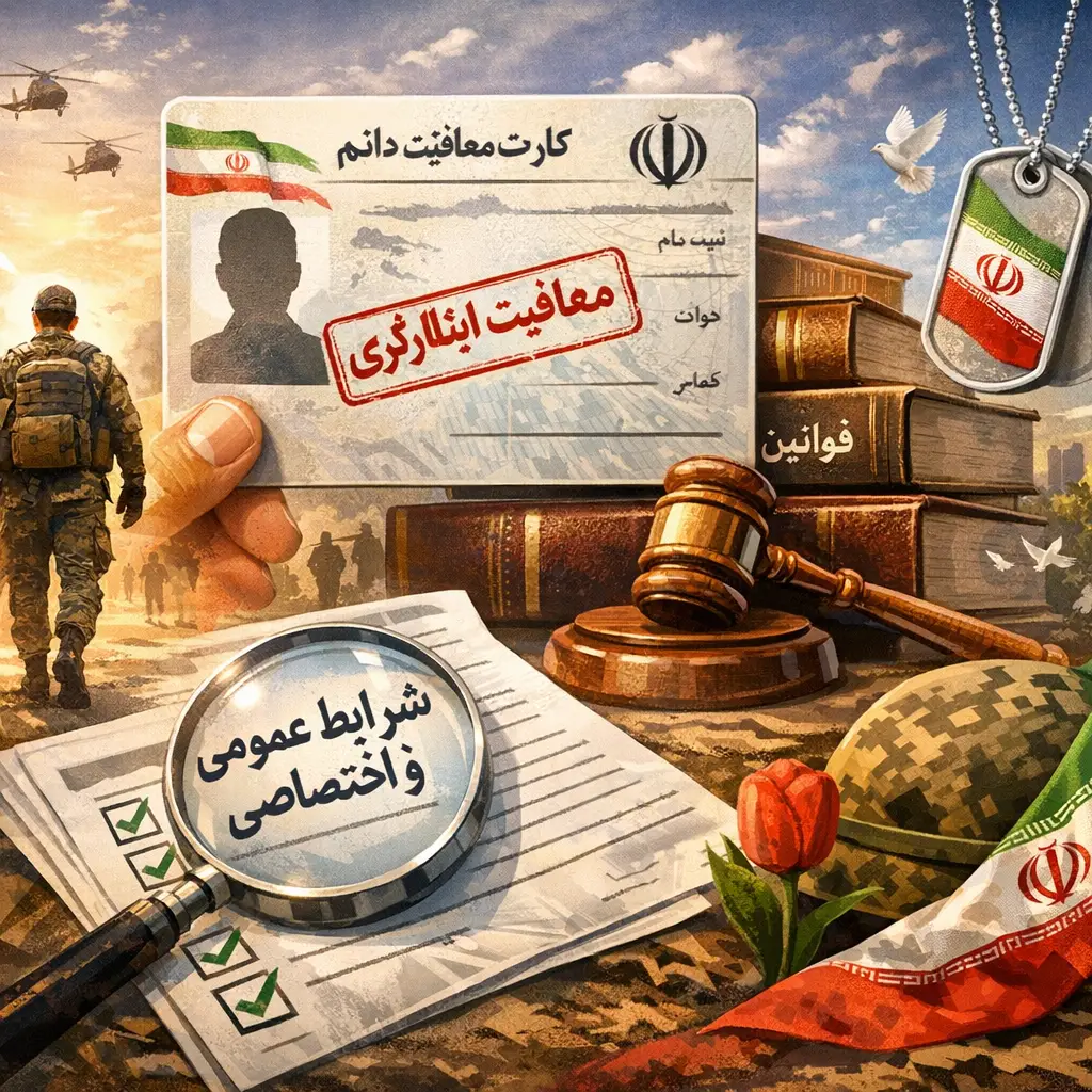 معافیت فرزندان ایثارگر با ۳۰ ماه سابقه جبهه (قانون معافیت دائم) معافیت فرزندان ایثارگر با ۳۰ ماه سابقه جبهه (قانون معافیت دائم)
