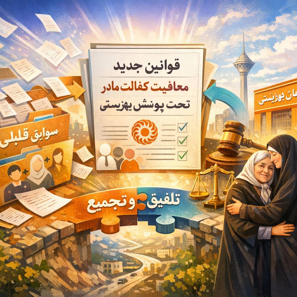 معافیت کفالت مادر تحت پوشش بهزیستی (شرایط تک پسری و مراقبت) معافیت کفالت مادر تحت پوشش بهزیستی (شرایط تک پسری و مراقبت)
