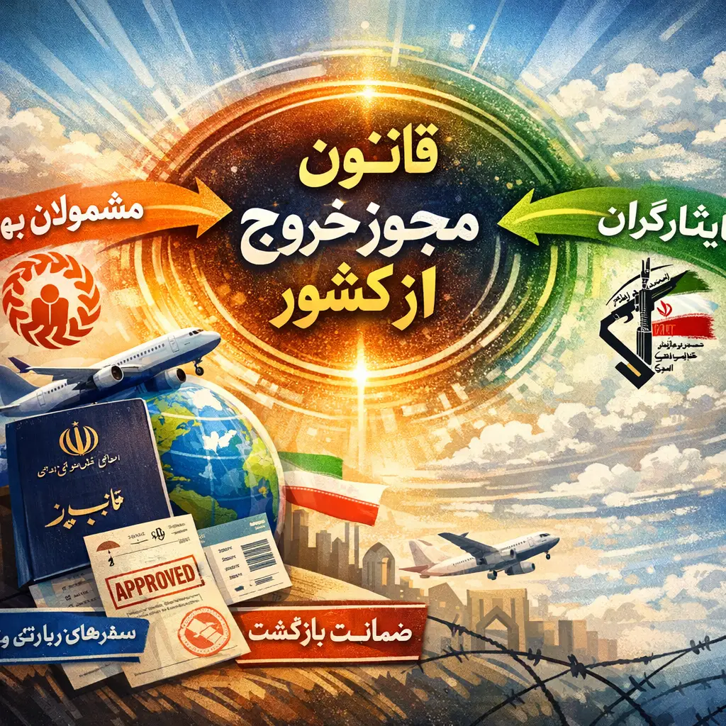مجوز خروج از کشور برای مشمولان تحت پوشش بهزیستی و ایثارگران مجوز خروج از کشور برای مشمولان تحت پوشش بهزیستی و ایثارگران
