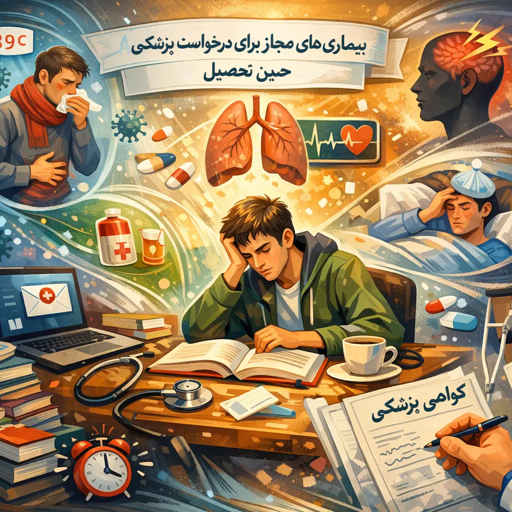 اعتراض به نتیجه کمسیون پزشکی حین تحصیل اعتراض به نتیجه کمسیون پزشکی حین تحصیل
