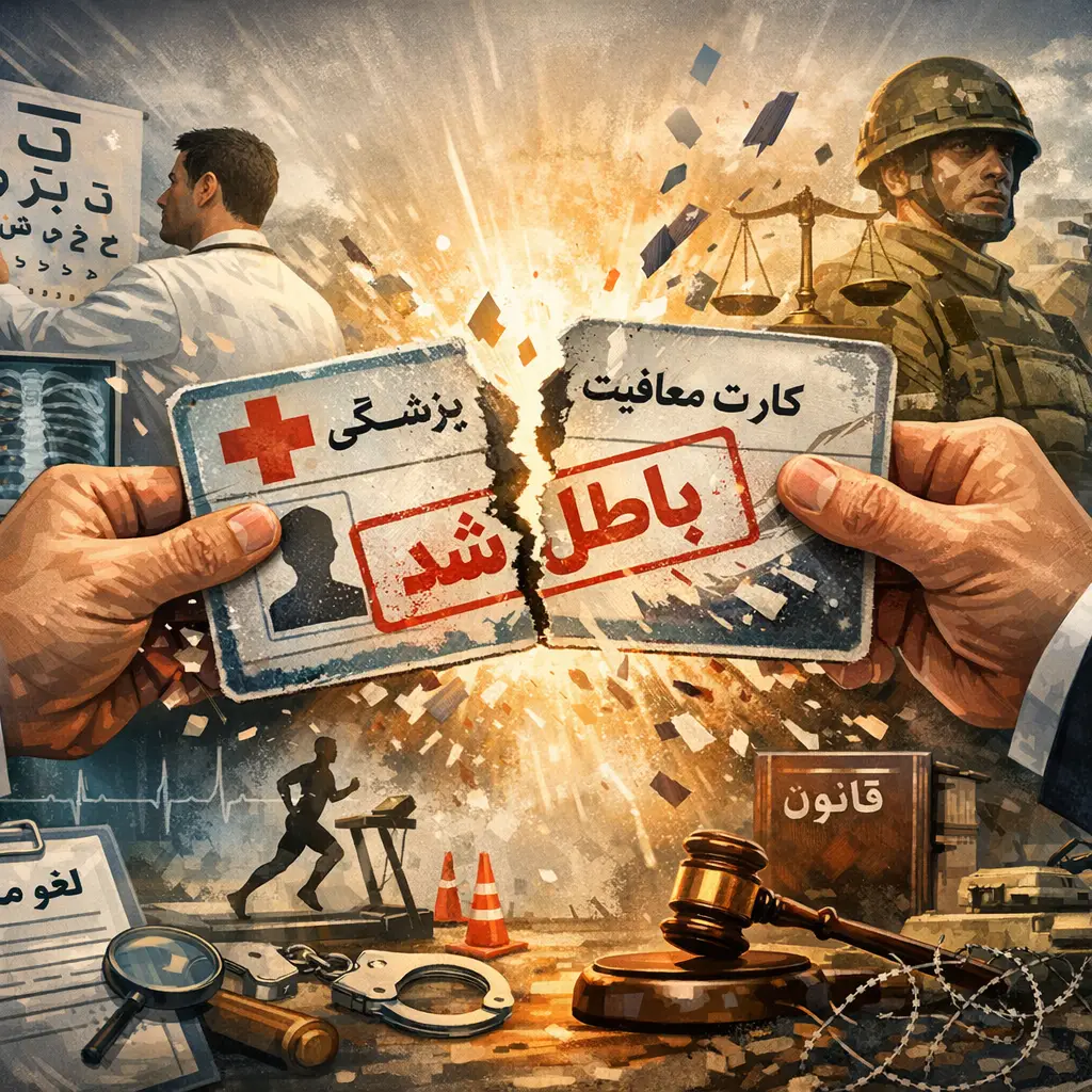 انصراف از معافیت پزشکی انصراف از معافیت پزشکی