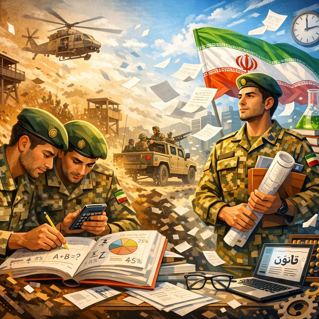 تلفیق کسری خدمت جبهه پدر و بسیج؛ فرمول نهایی محاسبه ماههای باقیمانده تلفیق کسری خدمت جبهه پدر و بسیج؛ فرمول نهایی محاسبه ماههای باقیمانده