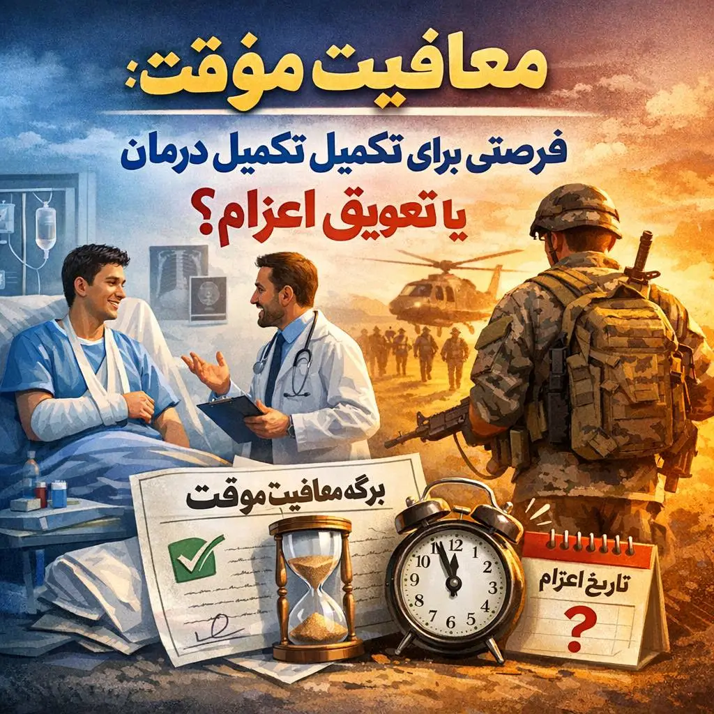 معافیت پدرِ معلول و از کار افتاده؛ (تاییدیه بهزیستی یا شورای نظام وظیفه؟) معافیت پدرِ معلول و از کار افتاده؛ (تاییدیه بهزیستی یا شورای نظام وظیفه؟)