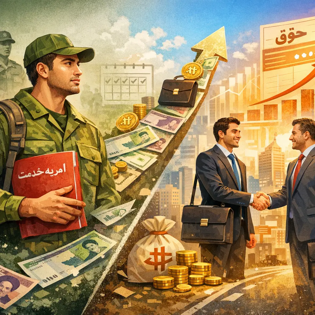 حقوق سربازان امریه خاتم الانبیا در سال ۱۴۰۵ حقوق سربازان امریه خاتم الانبیا در سال ۱۴۰۵